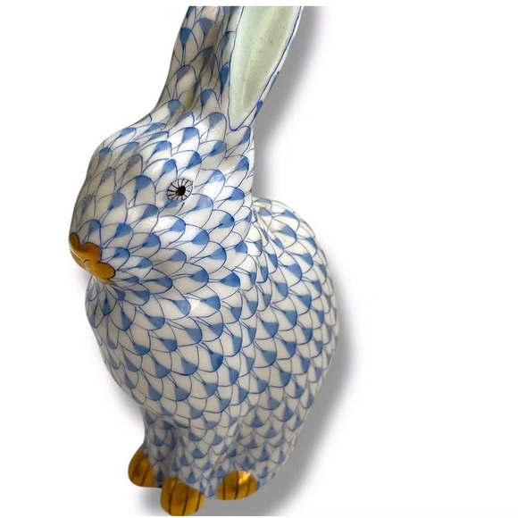 Herend Rabbit blue and white - Picture 1 of 2